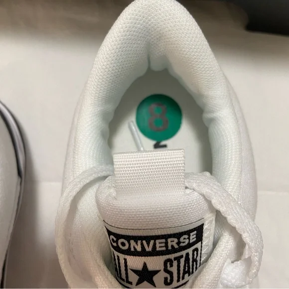 Converse All Star White Canvas Sneakers - Picture 8 of 14